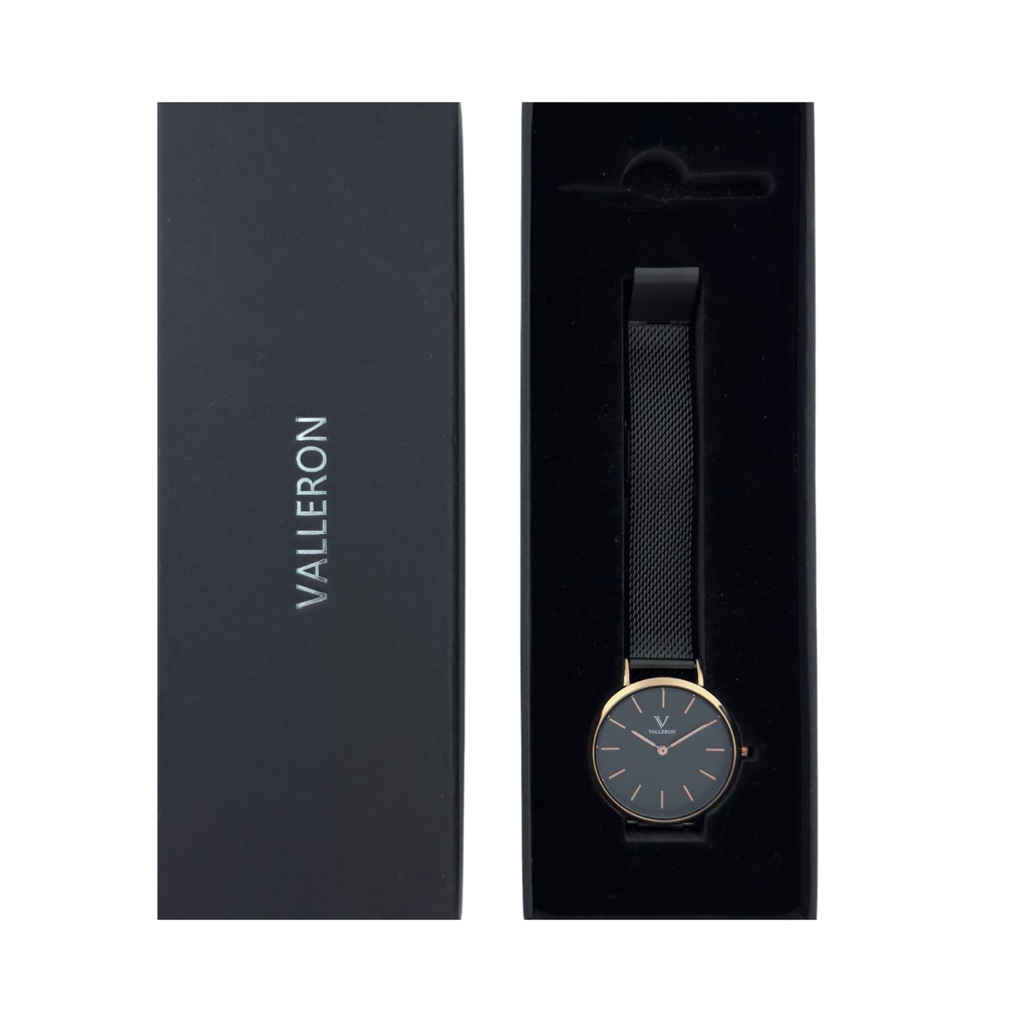 Rennes Black Rose Gold 32mm