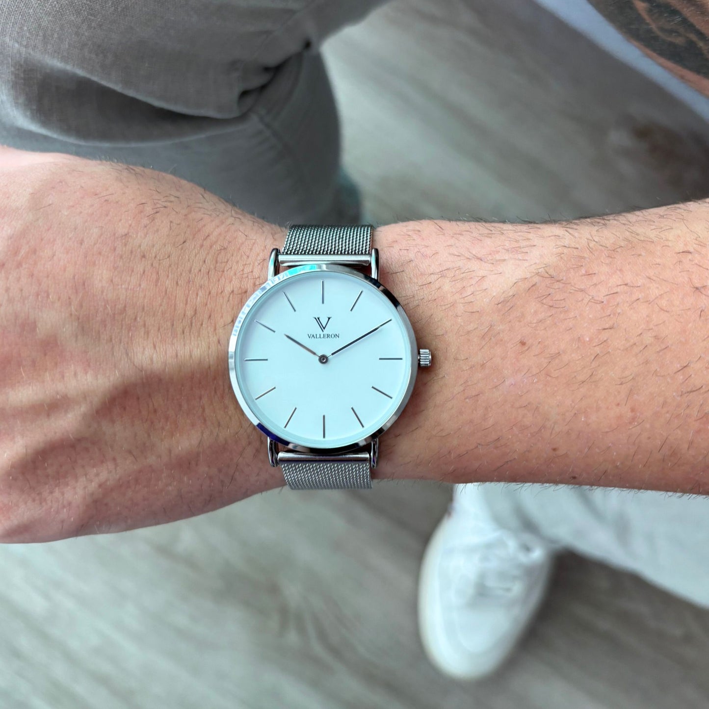 Bordeaux Silver 40mm