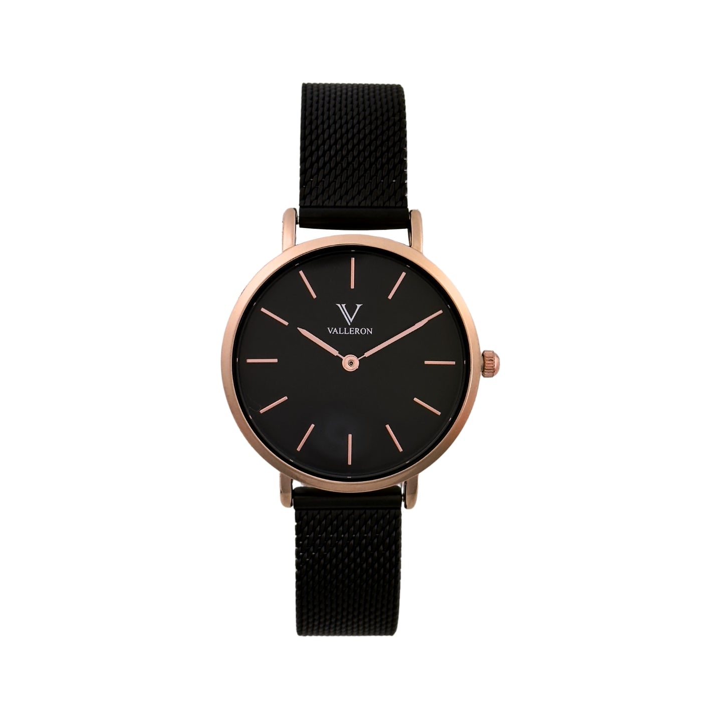 Rennes Black Rose Gold 32mm