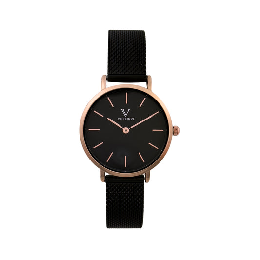 Rennes Black Rose Gold 32mm