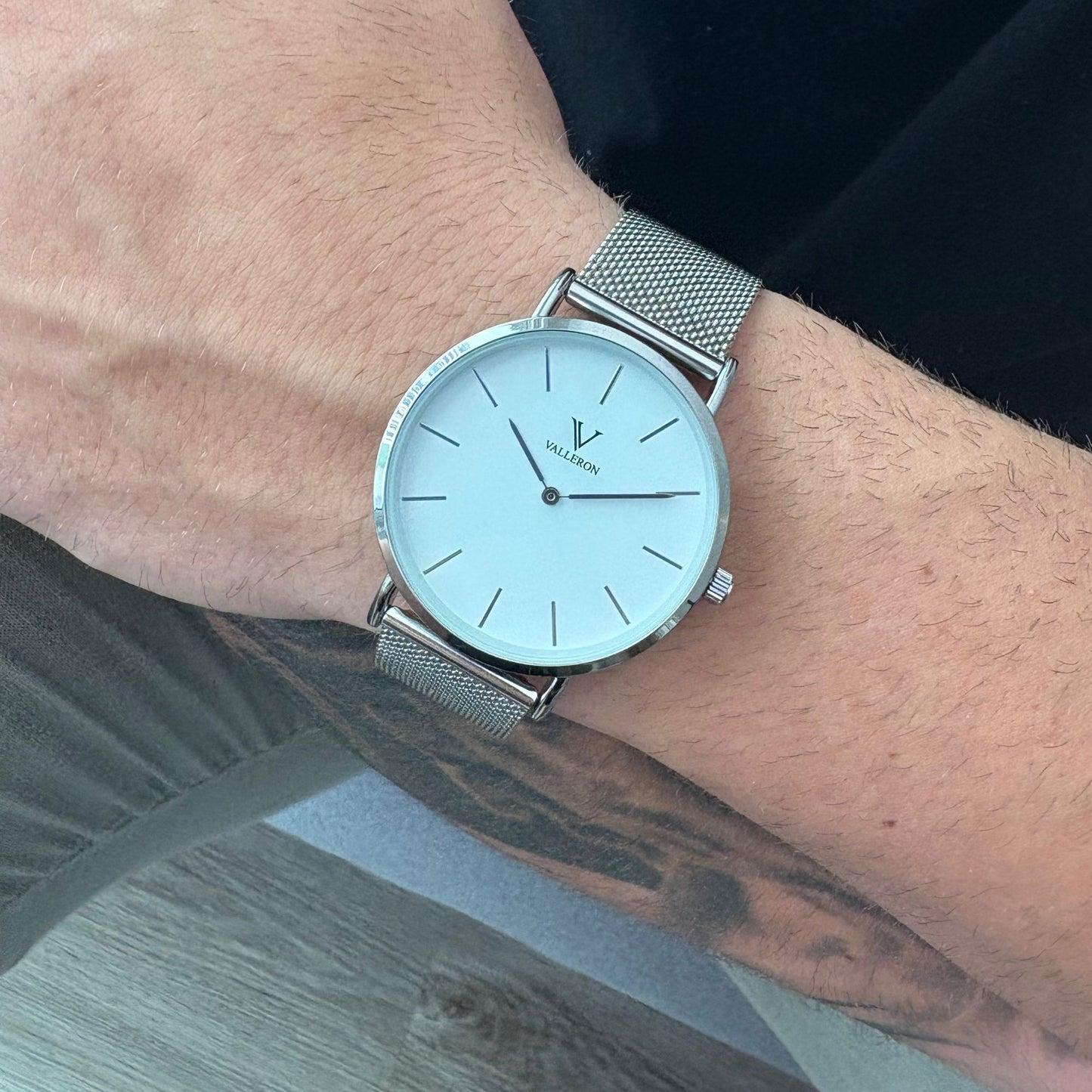 Bordeaux Silver 40mm