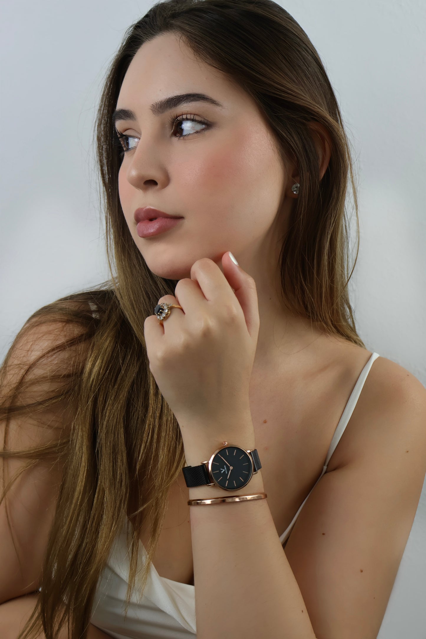 Rennes Black Rose Gold 32mm