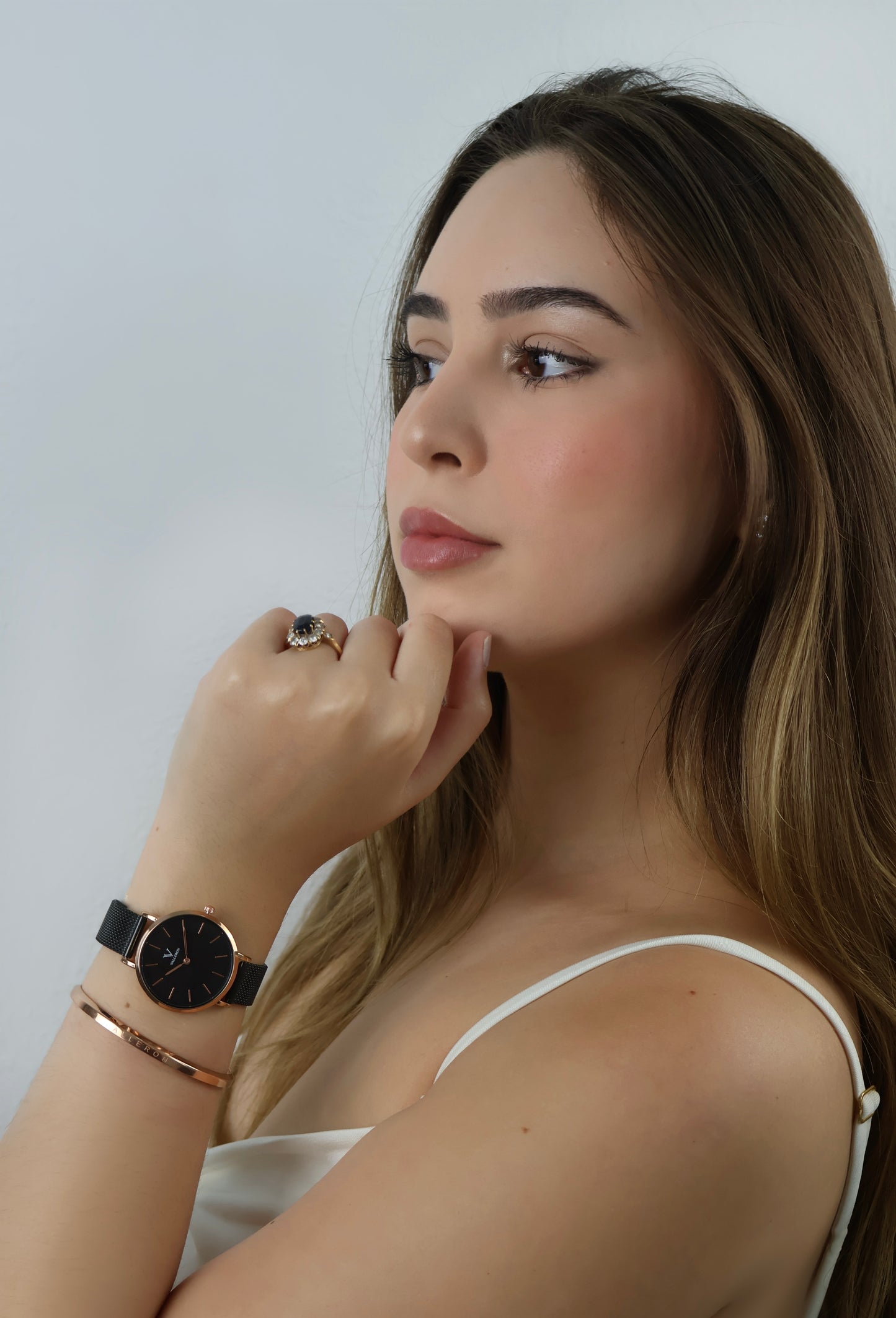 Rennes Black Rose Gold 32mm