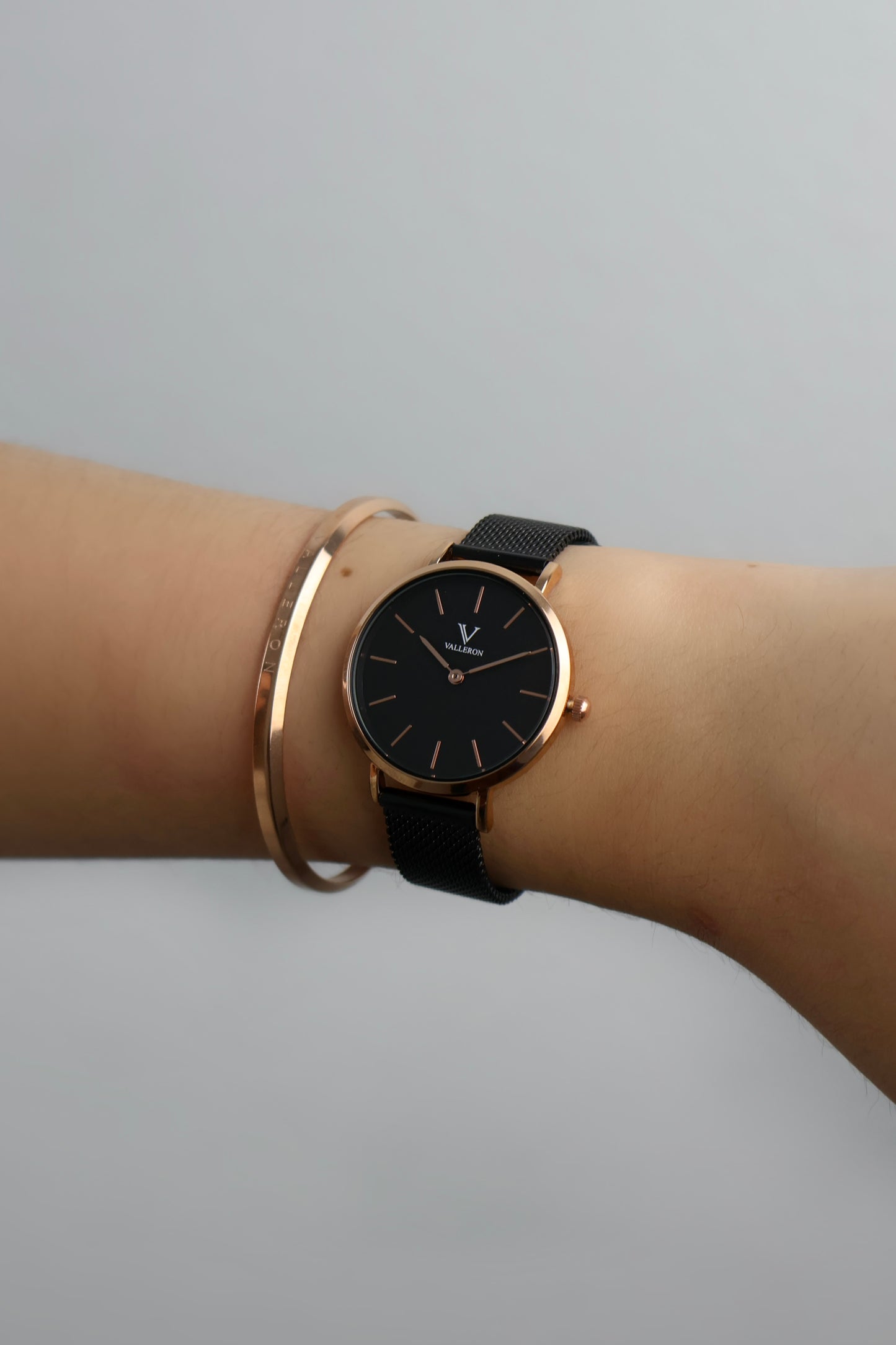 Rennes Black Rose Gold 32mm