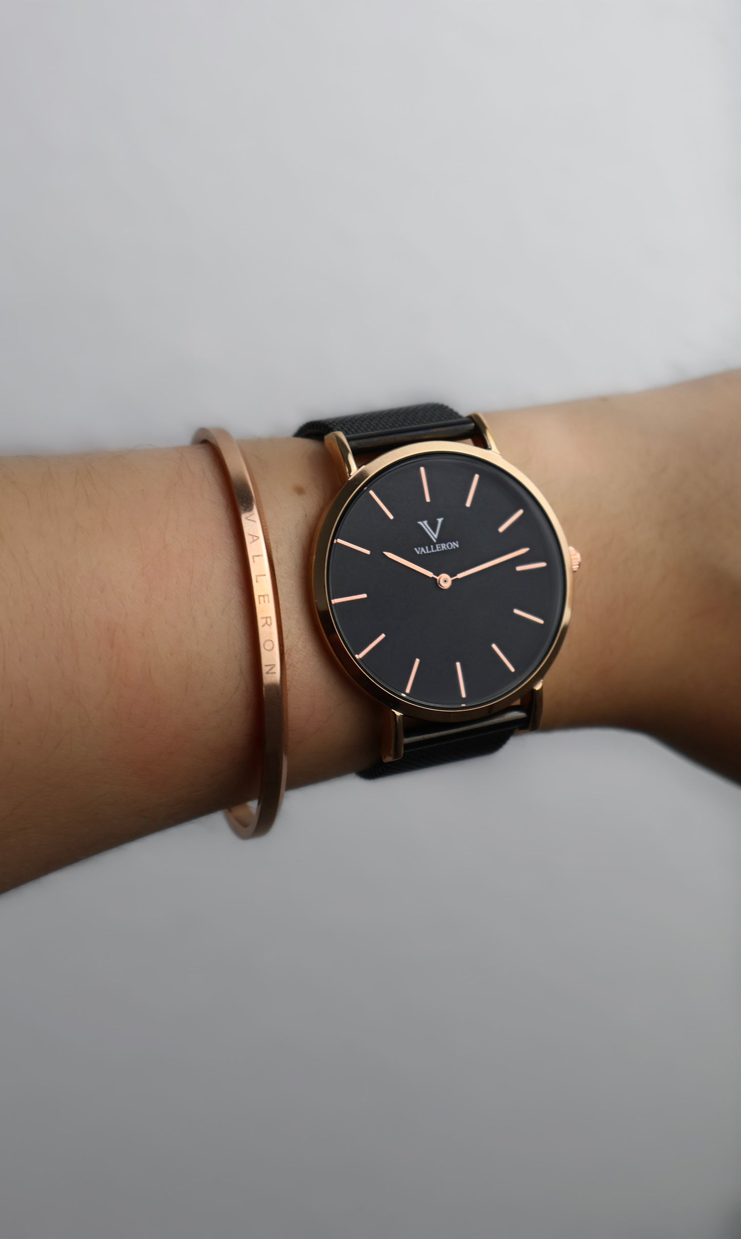 Rennes Black Rose Gold 40mm